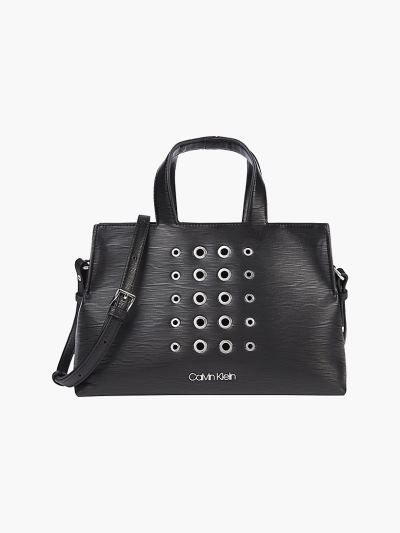 Calvin Klein Táskák & Kiegészítők HU679990 | Calvin Klein Bőr Női Tote Táska Fekete